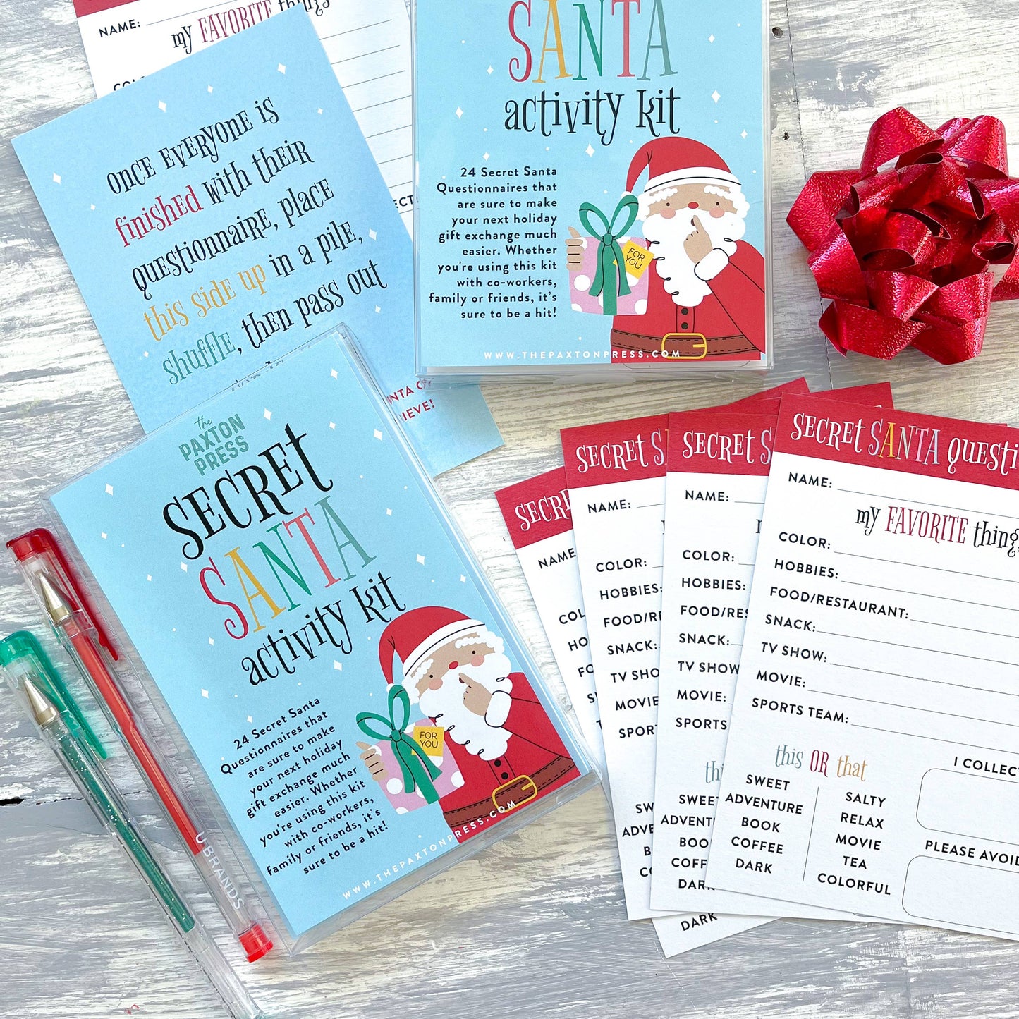 Secret Santa Activity Kit