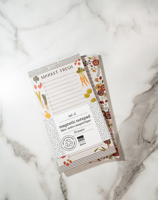 Farmers Market List It Magnetic Notepad